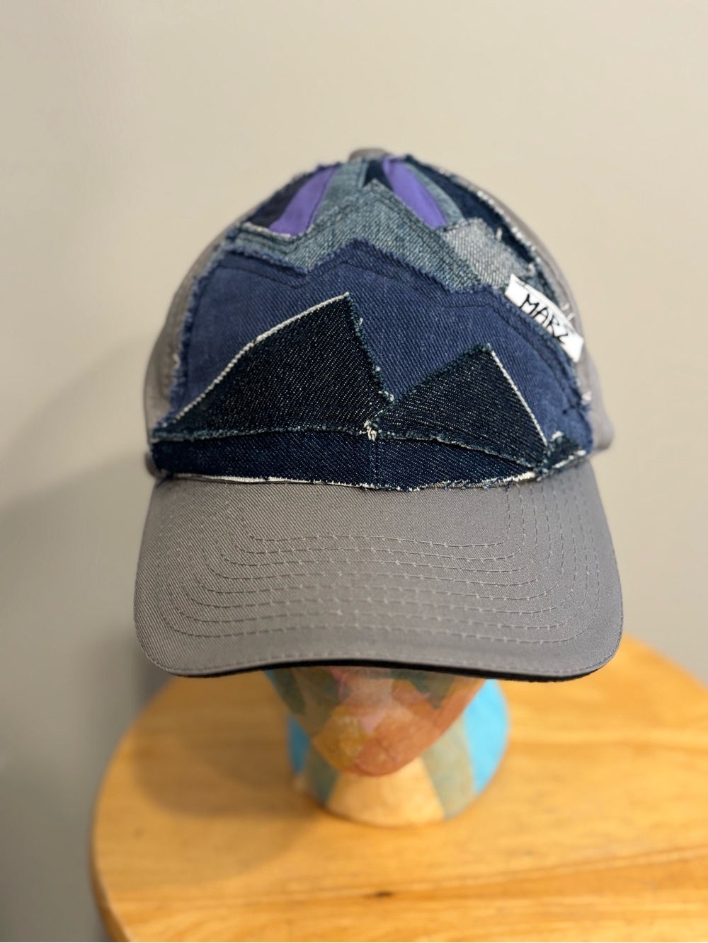 Abstract Art Hat - ball cap - Grey